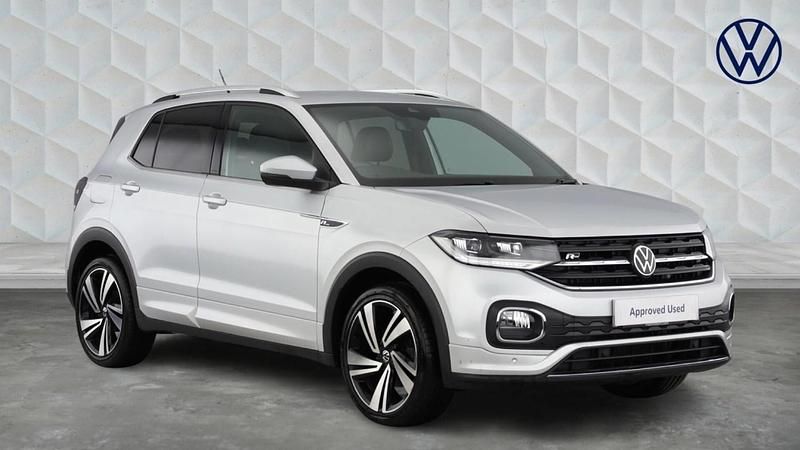 Used VW T-Cross R-line 150 HP (110 kW) 2021 Silver SUV