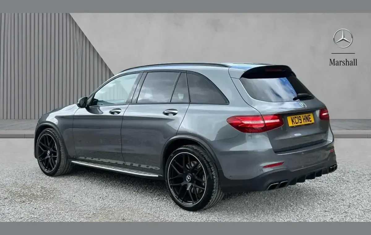 Used Mercedes GLC63 AMG Premium 476 HP (350 kW) 2019 Selenite grey metallic SUV