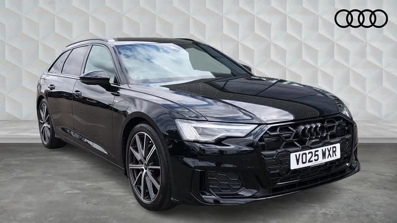 Black Used 2025 Audi A6 Black Edition Estate | £47,950 - Image 1/4