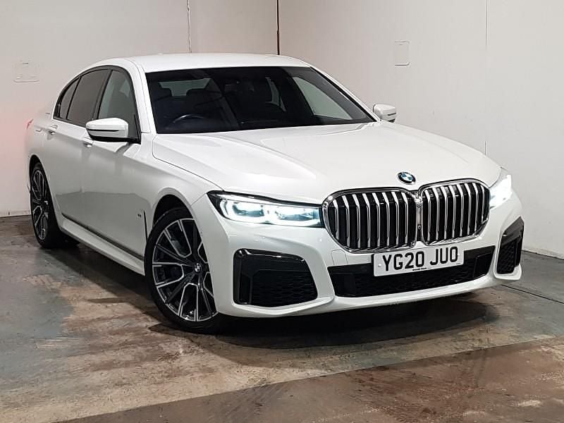 White Used 2020 BMW 740 M Sport Sedan | £33,498 (A bit pricey) - Image 1/4