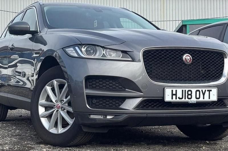 Grey Used 2018 Jaguar F-Pace Prestige SUV | £13,195 (Good price) - Image 1/1