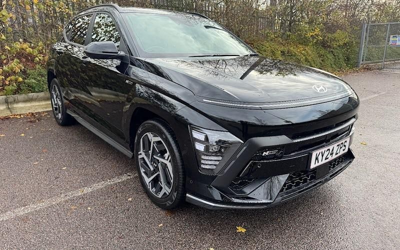 Used Hyundai Kona N Line 120 HP (88 kW) 2024 Abyss black SUV