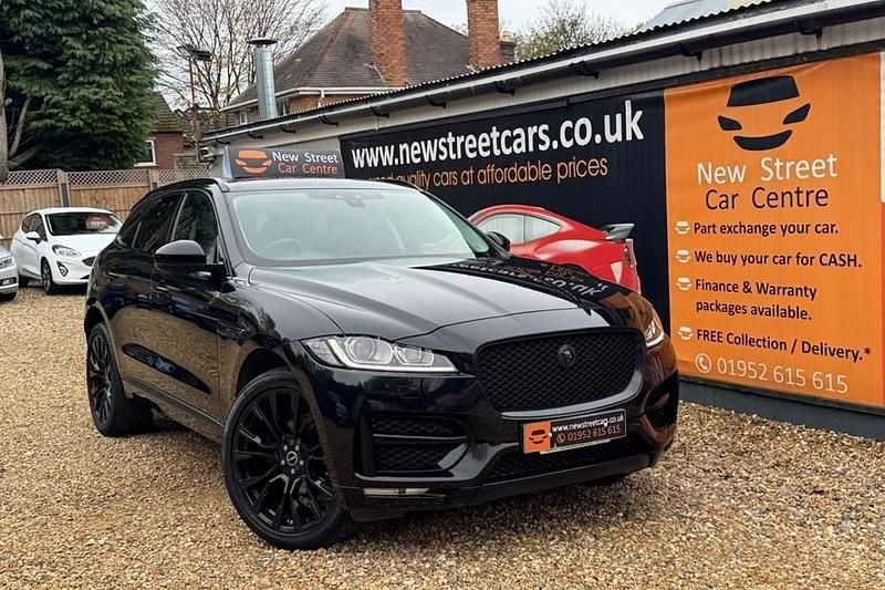 Black Used 2017 Jaguar F-Pace R-Sport SUV | £10,784 (Fair price) - Image 1/1