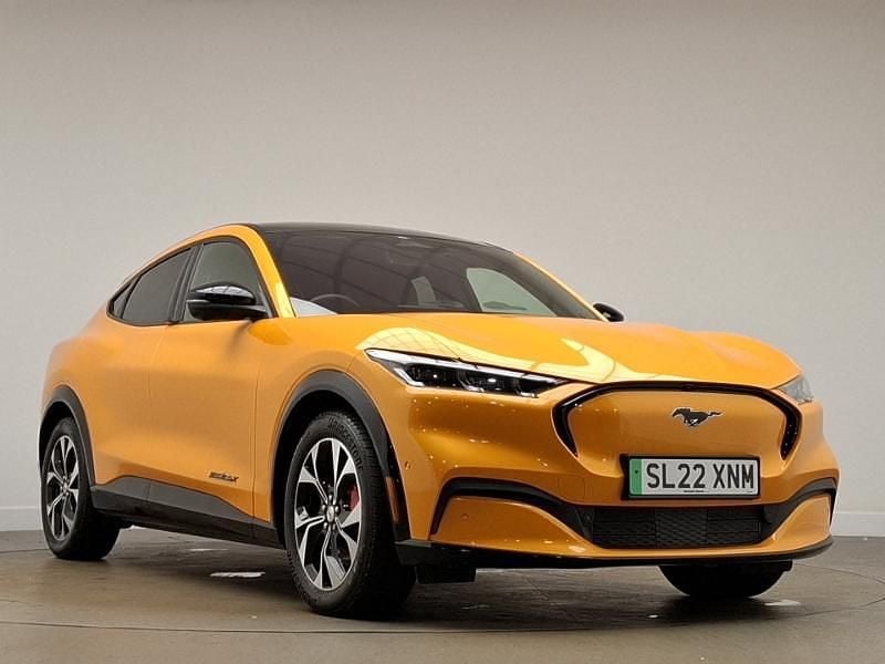 Orange Used 2022 Ford Mustang Mach-E Extended Range SUV | £28,998 (Fair price) - Image 1/4