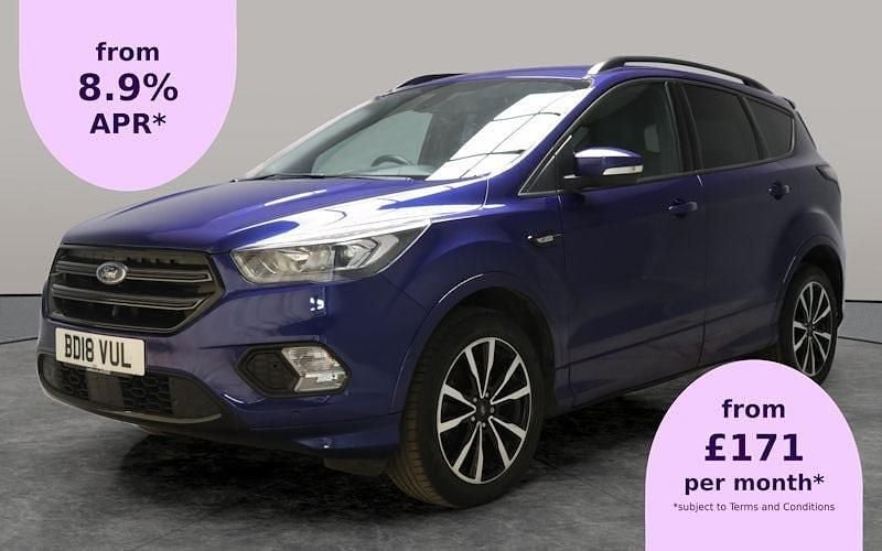 Blue Used 2018 Ford Kuga ST-Line SUV | £10,490 (Good price) - Image 1/1