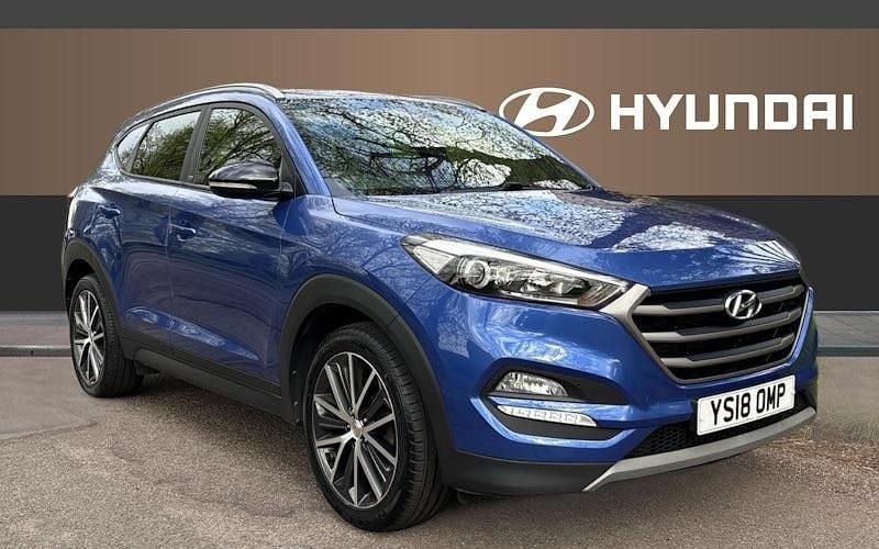 Usado Hyundai Tucson GO! 177 HP (130 kW) 2018 Azul SUV