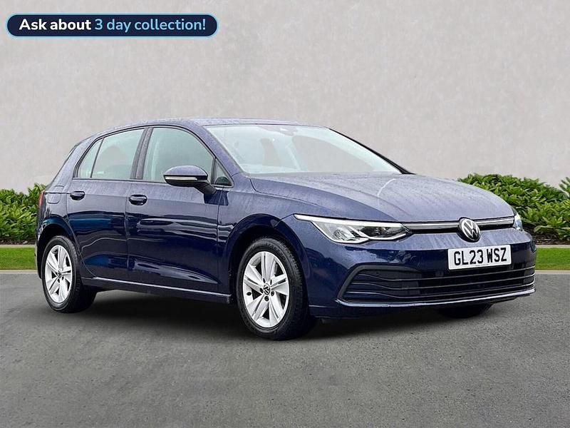 Blue Used 2023 VW Golf VIII Life Hatchback | £15,749 (Good price) - Image 1/4