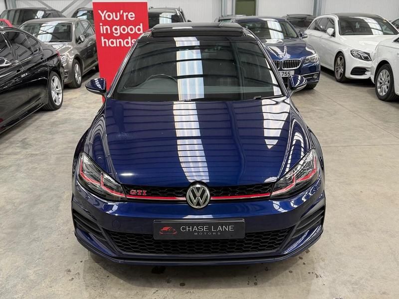 Begagnad VW Golf VII GTI 2020 Blå Halvkombi