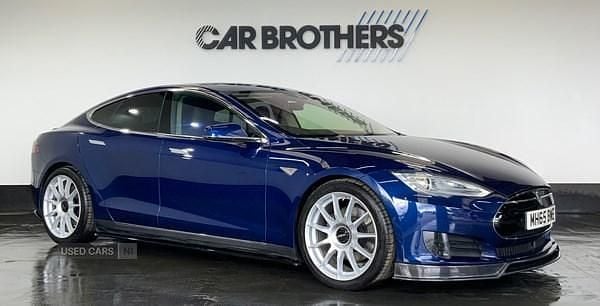 Blue Used 2015 Tesla Model S Sedan | £13,995 (Fair price) - Image 1/4