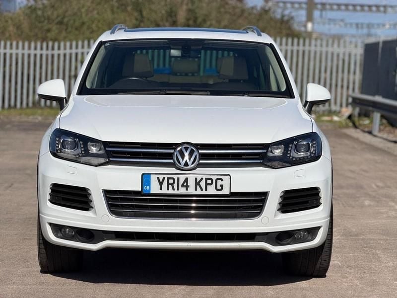 Used VW Touareg R-line 2014 White SUV