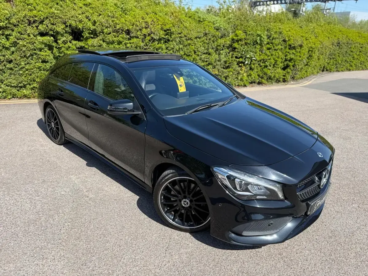 Used Mercedes CLA220 Shooting Brake AMG line 2018 Black Estate