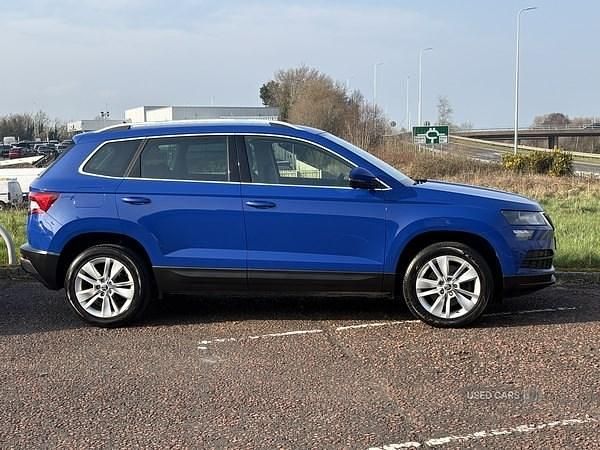 Used Skoda Karoq SE Technology 150 HP (110 kW) 2018 Blue SUV