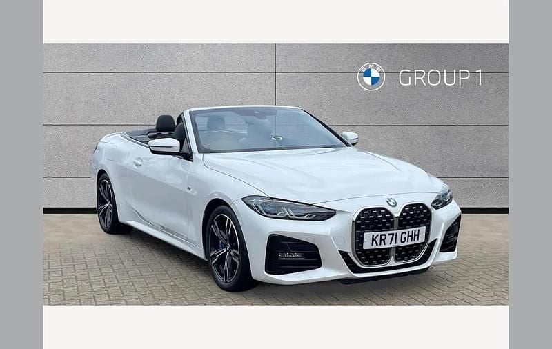 White Used 2022 BMW 430 Cabriolet M Sport Cabriolet | £30,665 (Good price) - Image 1/4