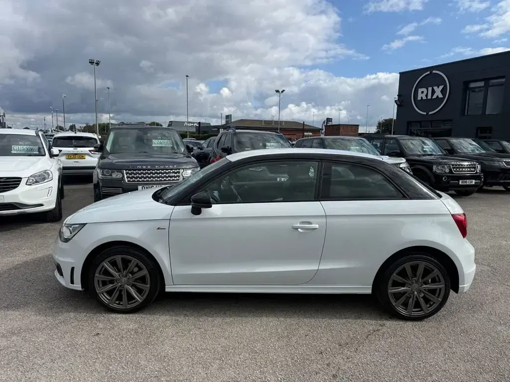 Used Audi A1 S-Line 122 HP (89 kW) 2014 White Hatchback