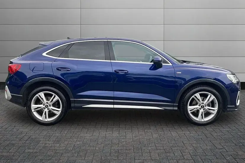 Used Audi Q3 Sportback S-Line 148 HP (108 kW) 2023 Navarra blue SUV
