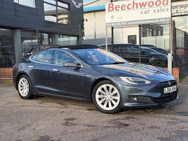 Silver Used 2016 Tesla Model S Hatchback | £14,975 (Expensive) - Image 1/4