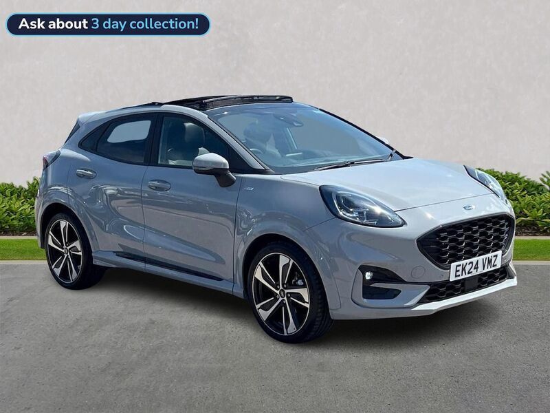Grey Used 2024 Ford Puma ST-Line X SUV | £20,475 (A bit pricey) - Image 1/4
