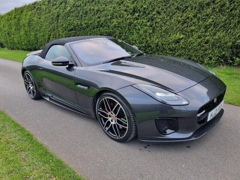 Grey Used 2021 Jaguar F-Type Chequered Flag Cabriolet | £43,495 (Fair price) - Image 1/3