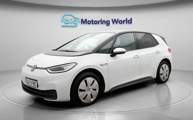 Used VW ID.3 Pro Performance 150 kW (204 HP) 2021 White Hatchback