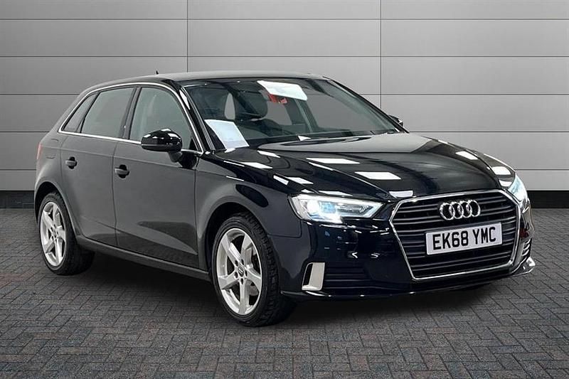Used Audi A3 Sport 116 HP (85 kW) 2018 Black Hatchback