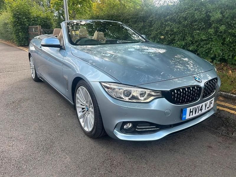 Used BMW 428 Luxury Line 2014 Blue Cabriolet