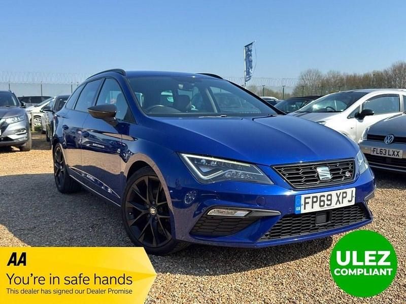 Used Seat Leon Black Edition 150 HP (110 kW) 2019 Blue Estate