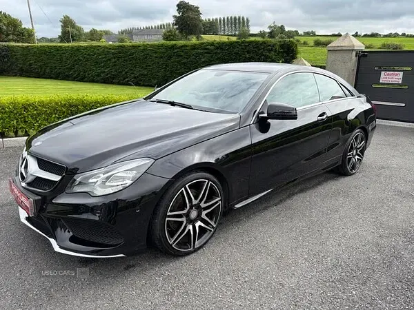 Used Mercedes E250 AMG line 2015 Black Coupe