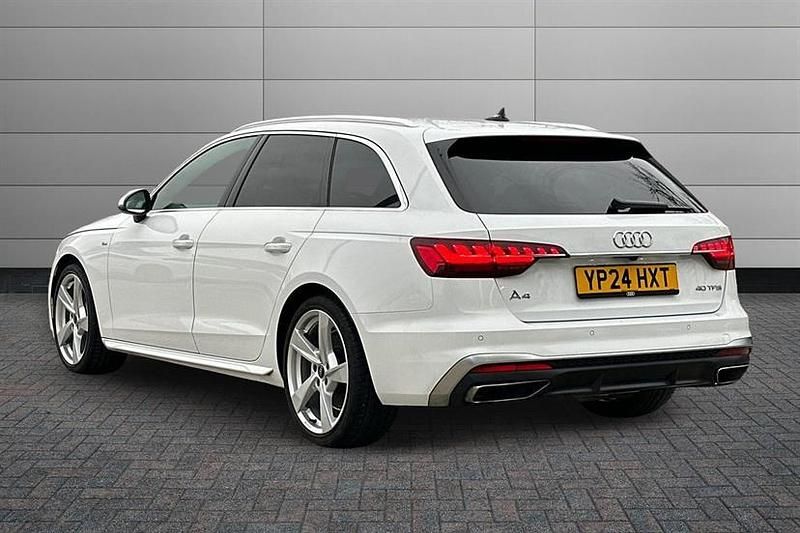 Used Audi A4 S-Line 204 HP (150 kW) 2024 Arkona white Estate
