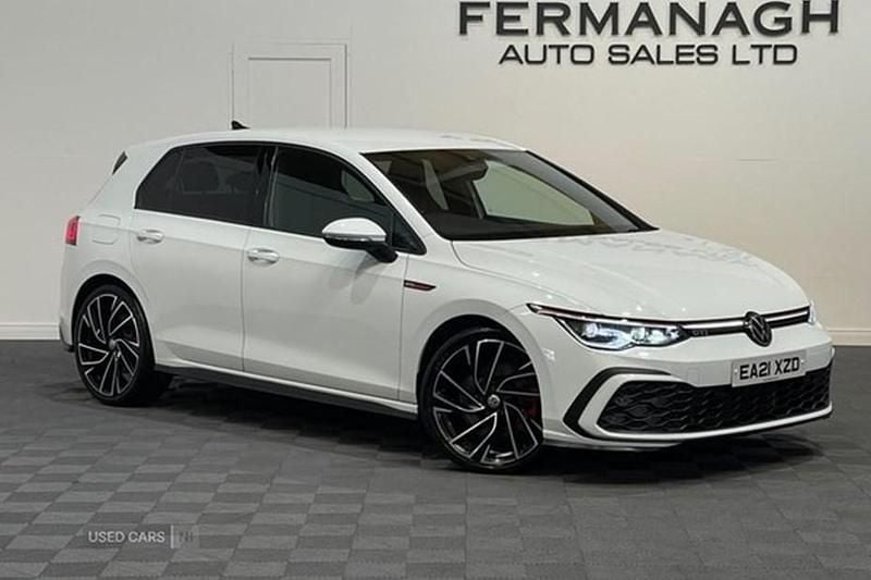 Used VW Golf VII GTI 2021 White Hatchback
