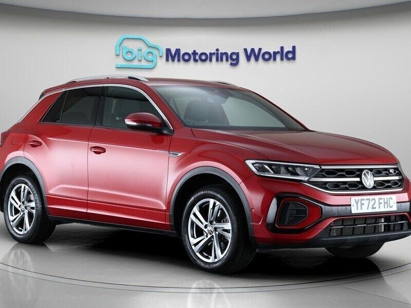 Red Used 2022 VW T-Roc R-line SUV | £26,300 (Fair price) - Image 1/4