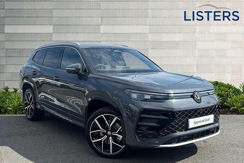 Dolphin grey Used 2025 VW Tayron R-line SUV | £40,990 (A bit pricey) - Image 1/4