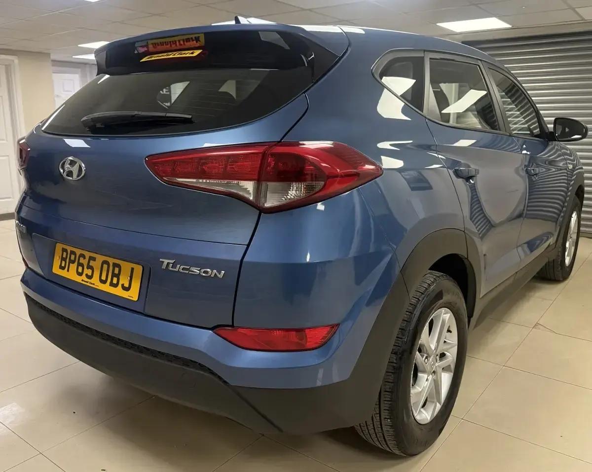 Used Hyundai Tucson 116 HP (85 kW) 2016 Blue SUV