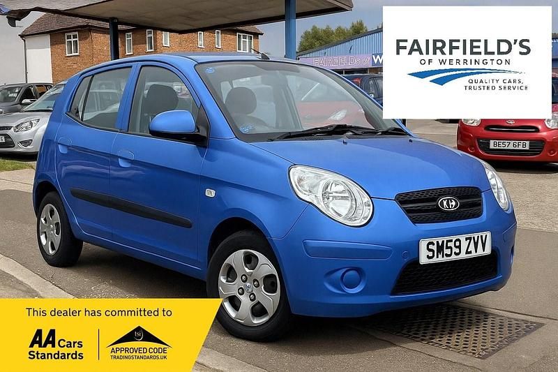 Used Kia Picanto 64 HP (47 kW) 2010 Blue Hatchback