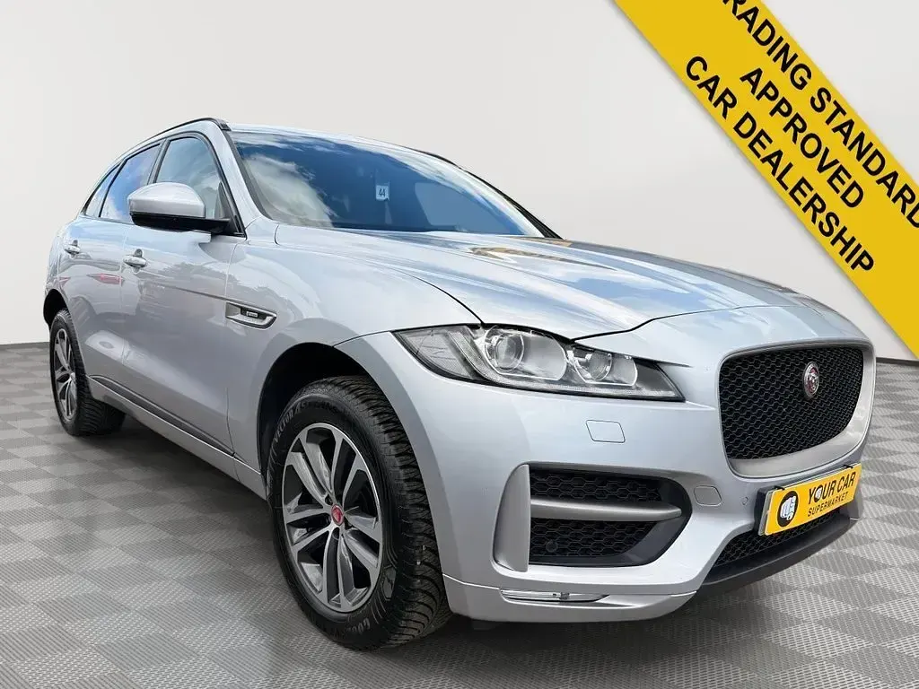 Used Jaguar F-Pace R-Sport 180 HP (132 kW) 2017 Silver SUV