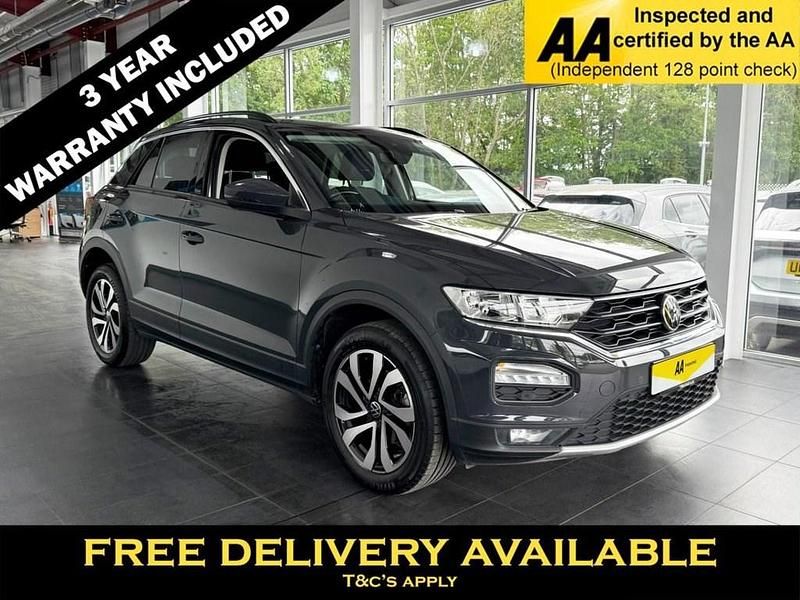 Grey Used 2021 VW T-Roc Active SUV | £16,395 (Good price) - Image 1/2