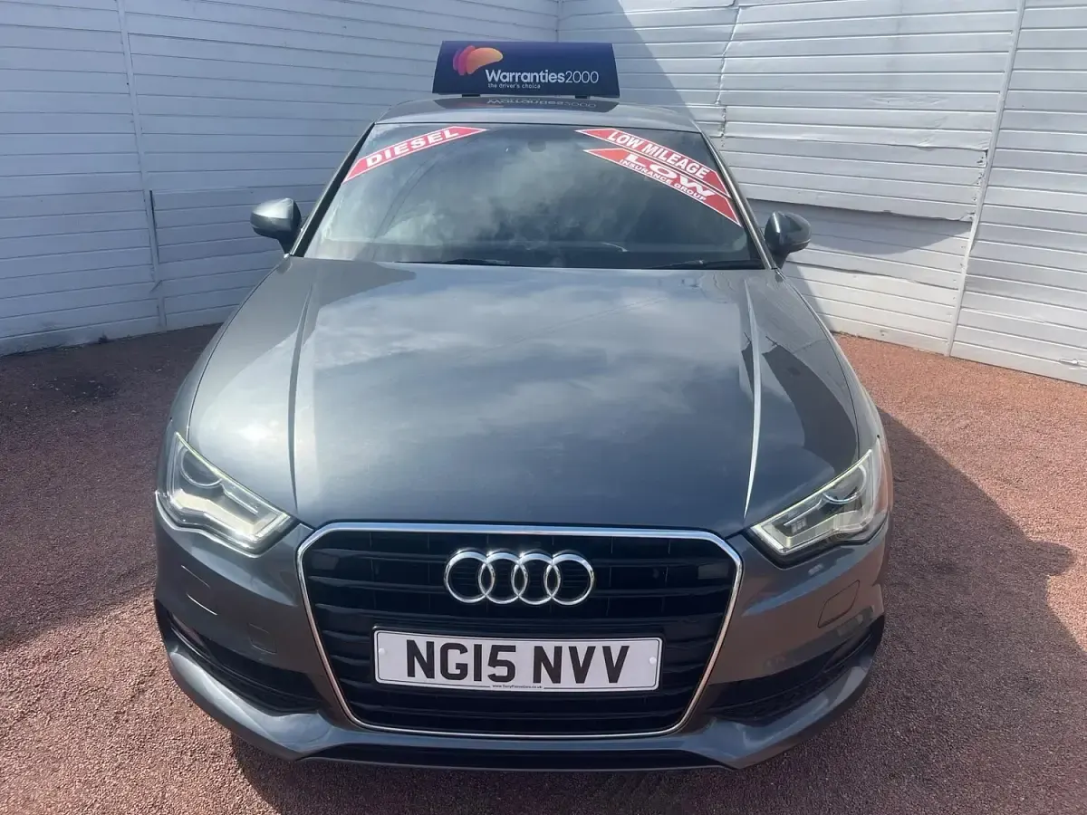 Used Audi A3 S-Line 150 HP (110 kW) 2015 Grey Sedan