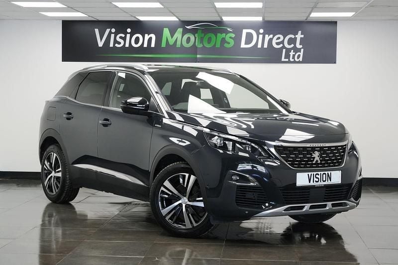 Grey Used 2019 Peugeot 3008 GT-line Hatchback | £11,980 (Good price) - Image 1/3