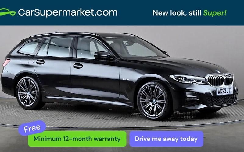 Used BMW 330e M Sport 292 HP (214 kW) 2022 Black Estate