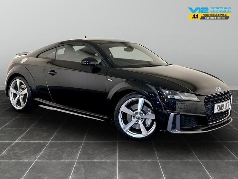 Black Used 2019 Audi TT S-Line Coupe | £19,795 (Good price) - Image 1/2