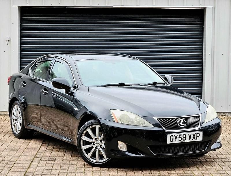 Black Used 2008 Lexus IS250 Sedan | £2,795 (Good price) - Image 1/4