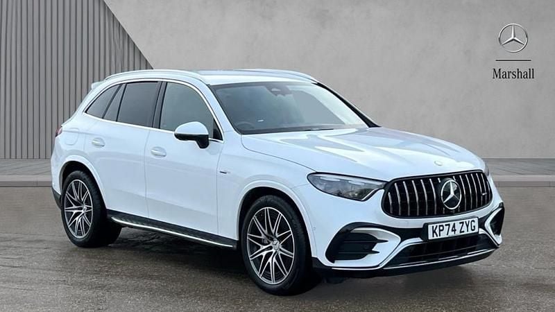 Used Mercedes GLC43 AMG Premium 421 HP (309 kW) 2024 Manufaktur opalite white bright Estate