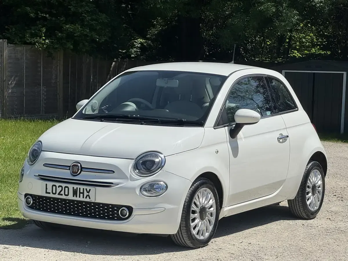 Used Fiat 500 Lounge 69 HP (50 kW) 2020 White Hatchback