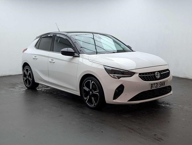 Used Vauxhall Corsa Elite 102 HP (75 kW) 2021 White Hatchback