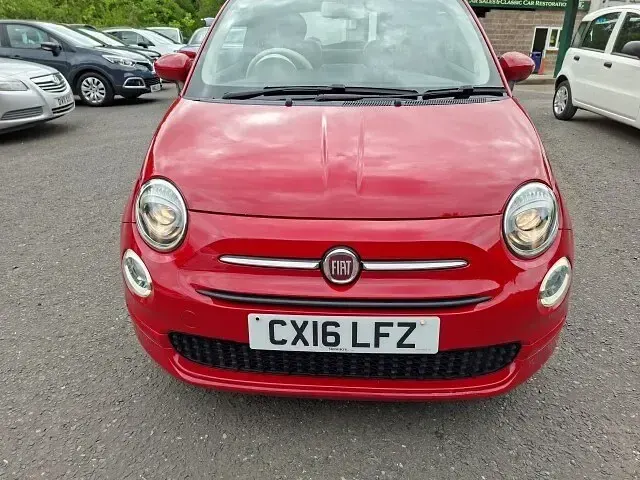 Used Fiat 500 Pop Star 69 HP (50 kW) 2016 Red Hatchback