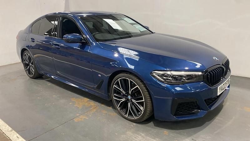 Blue Used 2022 BMW 520 M Sport Sedan | £27,498 (Fair price) - Image 1/4