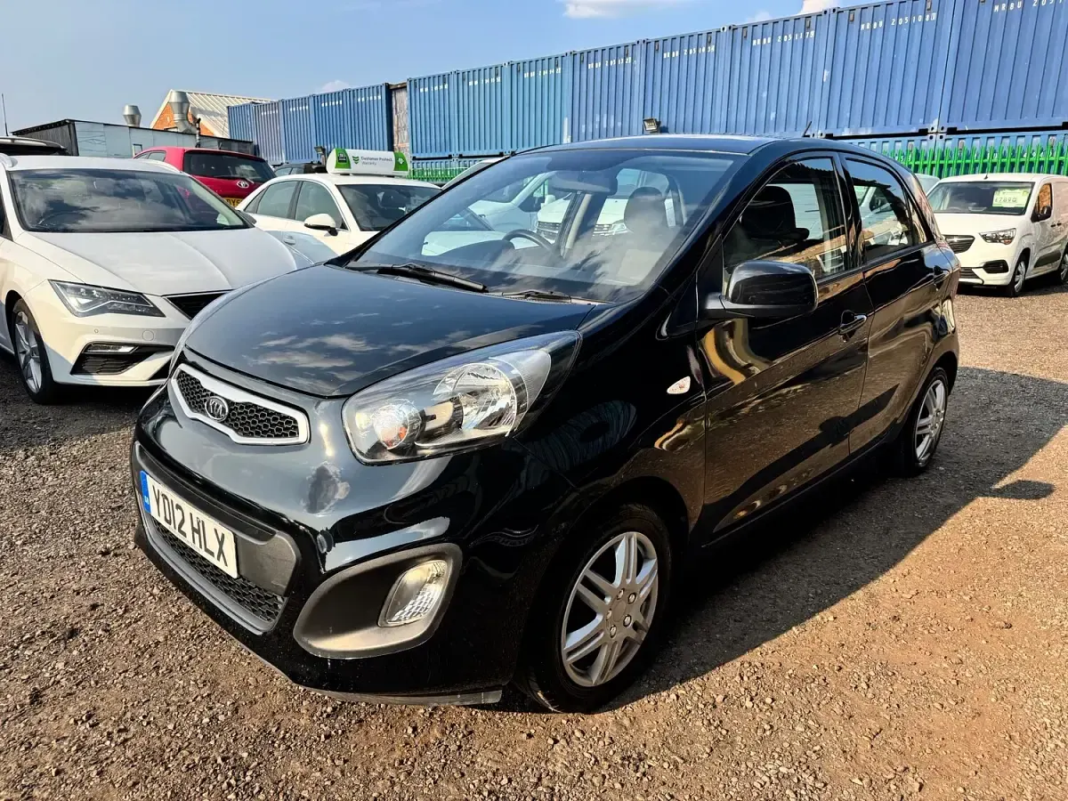 Used Kia Picanto 68 HP (50 kW) 2012 Black Hatchback