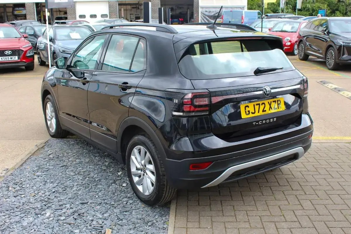 Used VW T-Cross Edition 108 HP (79 kW) 2022 Black SUV