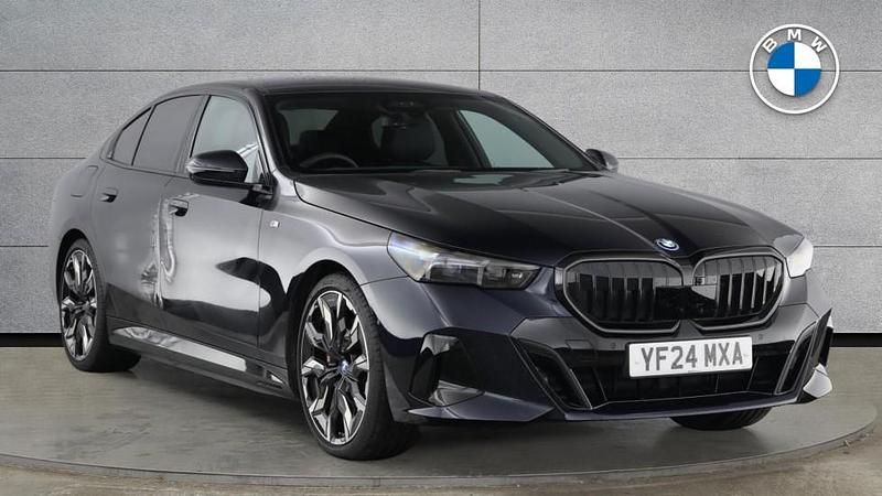 Black Used 2024 BMW 550e M Sport Sedan | £56,950 (Good price) - Image 1/4