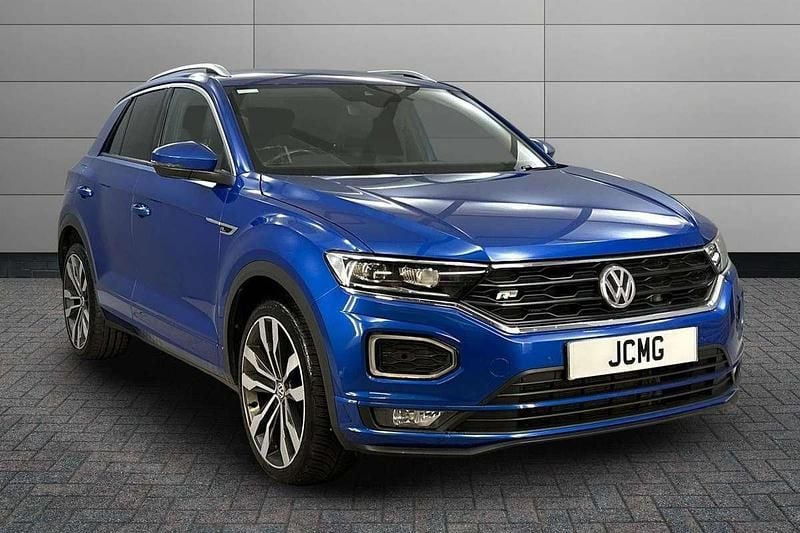 Blue Used 2019 VW T-Roc R-line SUV | £16,250 (Good price) - Image 1/4