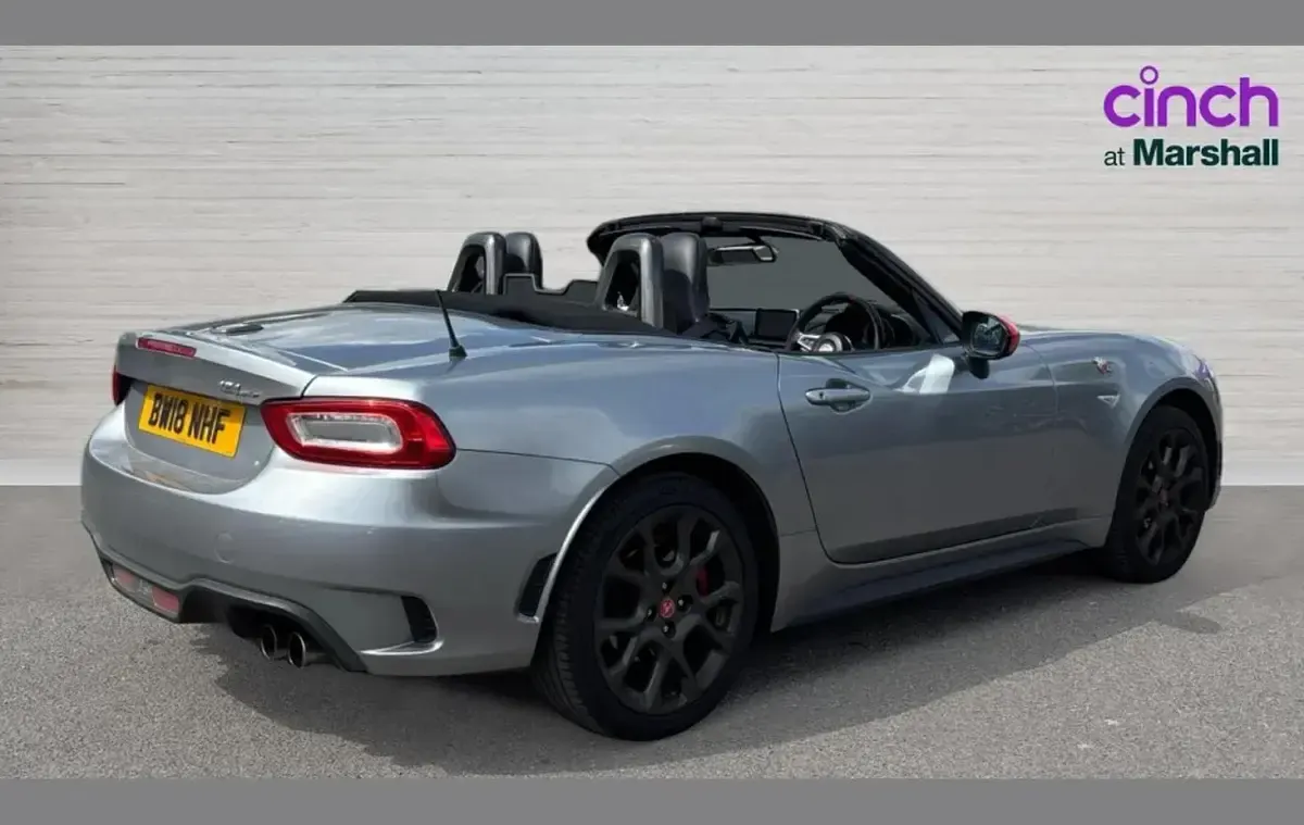 Used Abarth 124 Spider 170 HP (125 kW) 2018 Grey Cabriolet